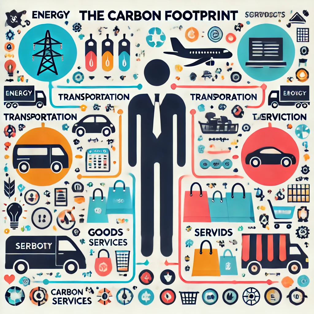 What is the carbon footprint of an average person?